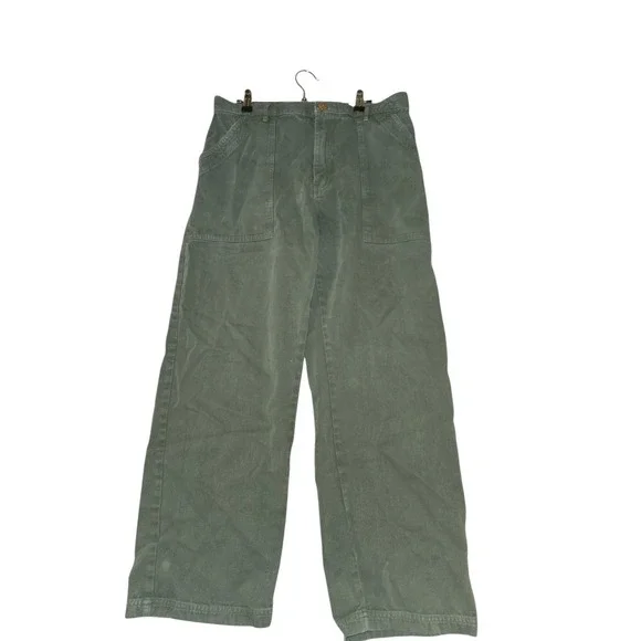 Big Bud Press Western Womens Pants L Evergreen High Rise Straight Leg - Picture 2 of 16